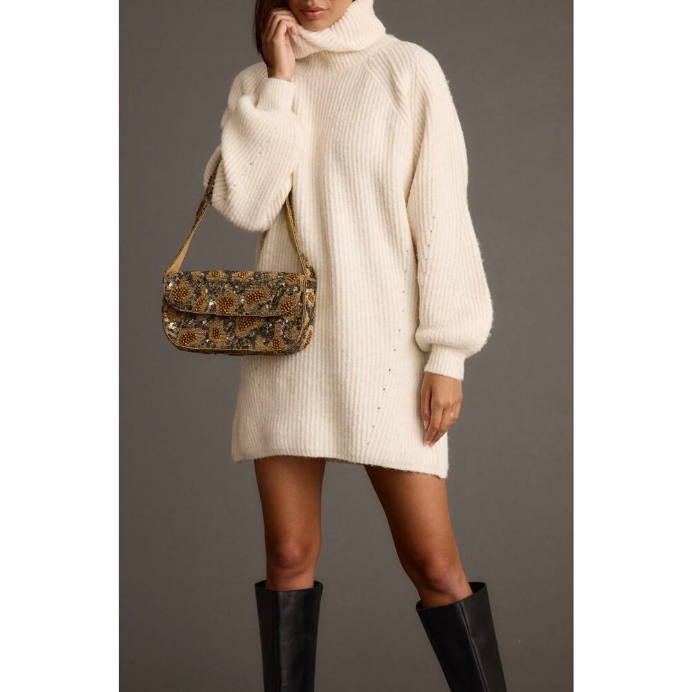 12th Tribe Cream Mini Dress
